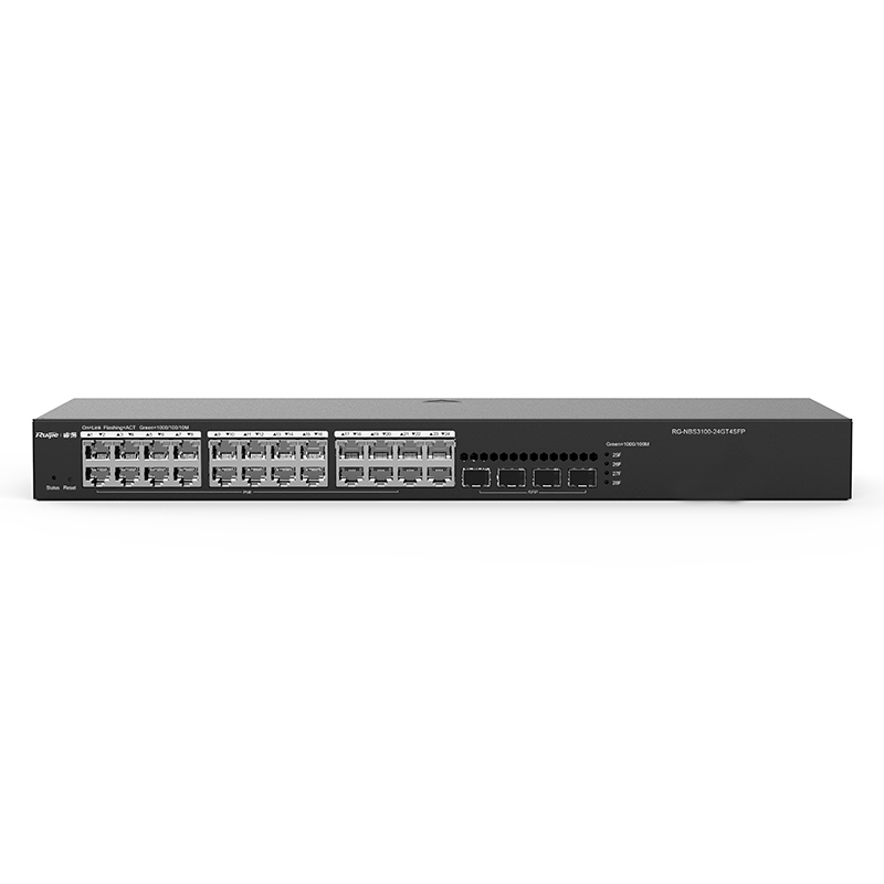銳捷睿易RG-NBS3100-24GT4SFP 面向中小企業(yè)的高性價(jià)比千兆網(wǎng)管交換機(jī)